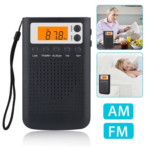 pocket radio walmart|small portable radios at walmart.